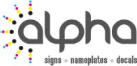 Alpha Decal logo